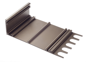 Aluminium profile punching processing